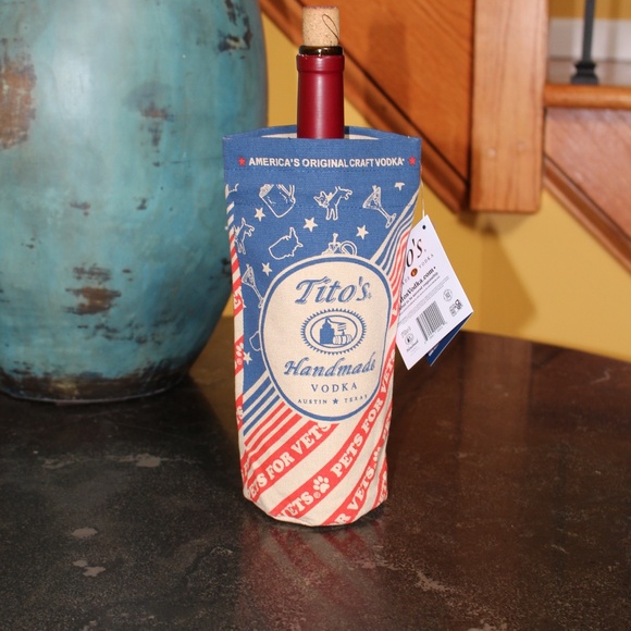 Tito's, Vodka bag  with draw string VODKA FOR DOG PEOPLE - Picture 2 of 2